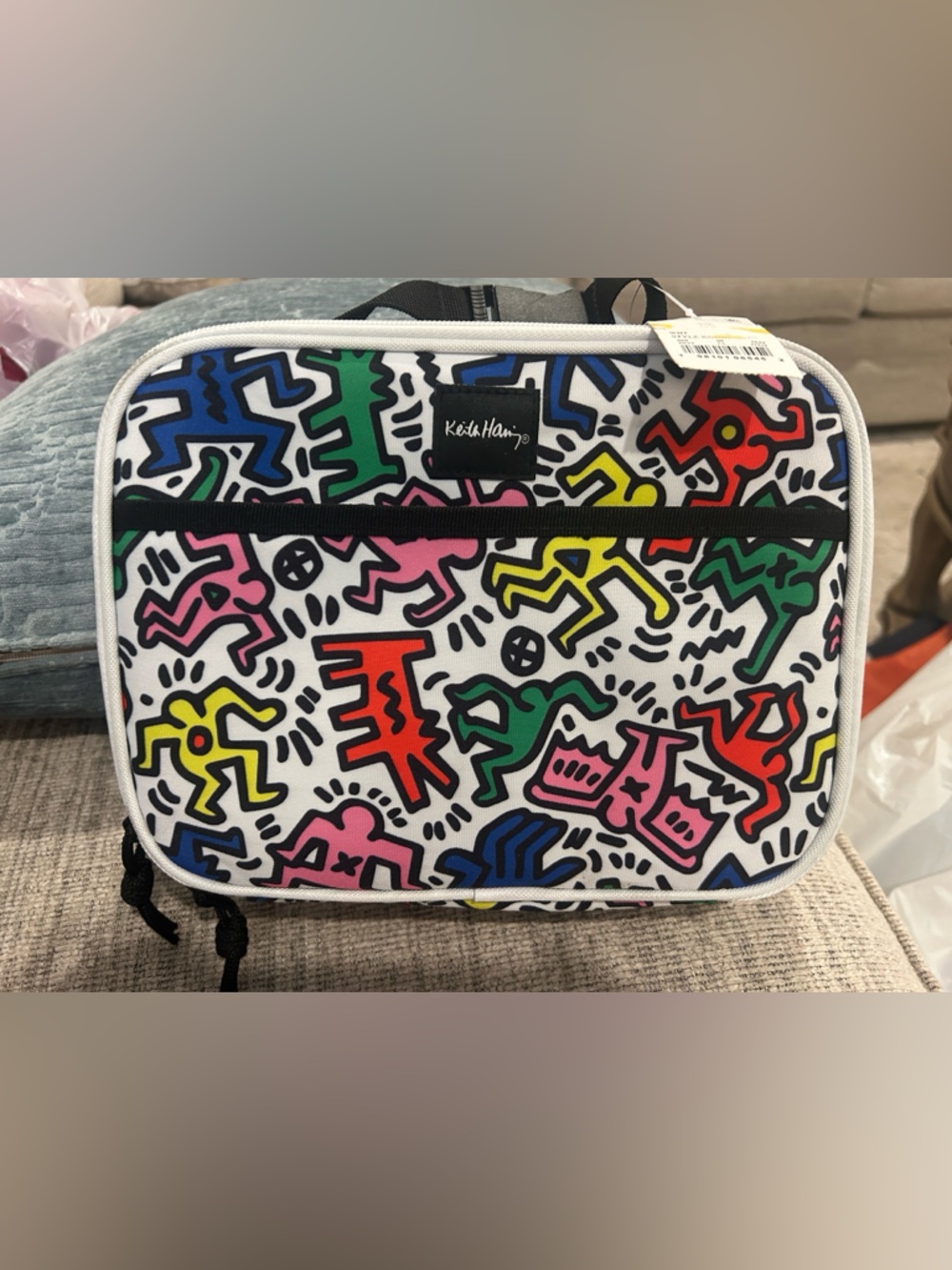 Keith Haring Kids' Colorful Pattern Lunch Bag - Multicolor
